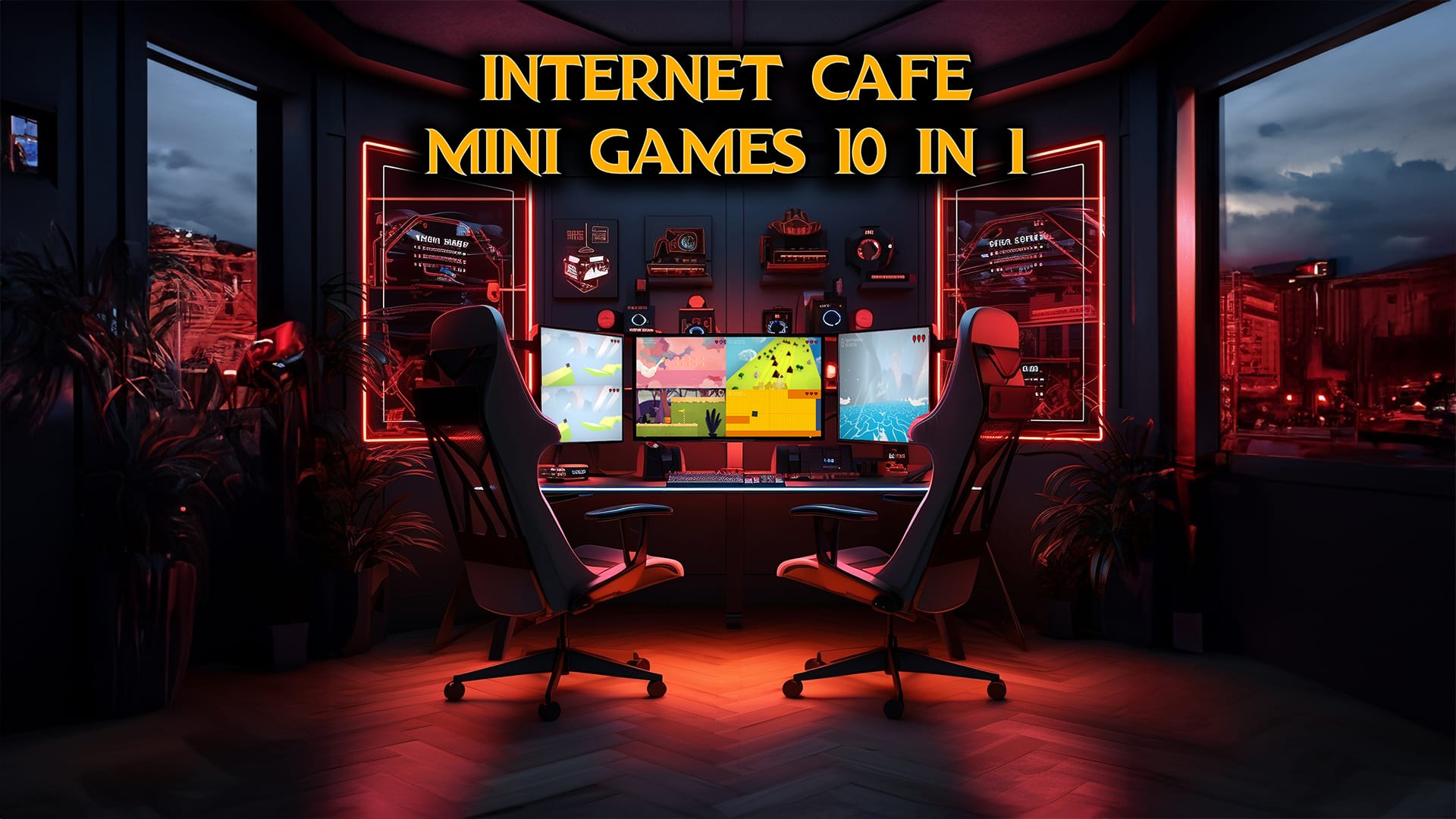 Internet Cafe Mini Games 10 in 1 key art