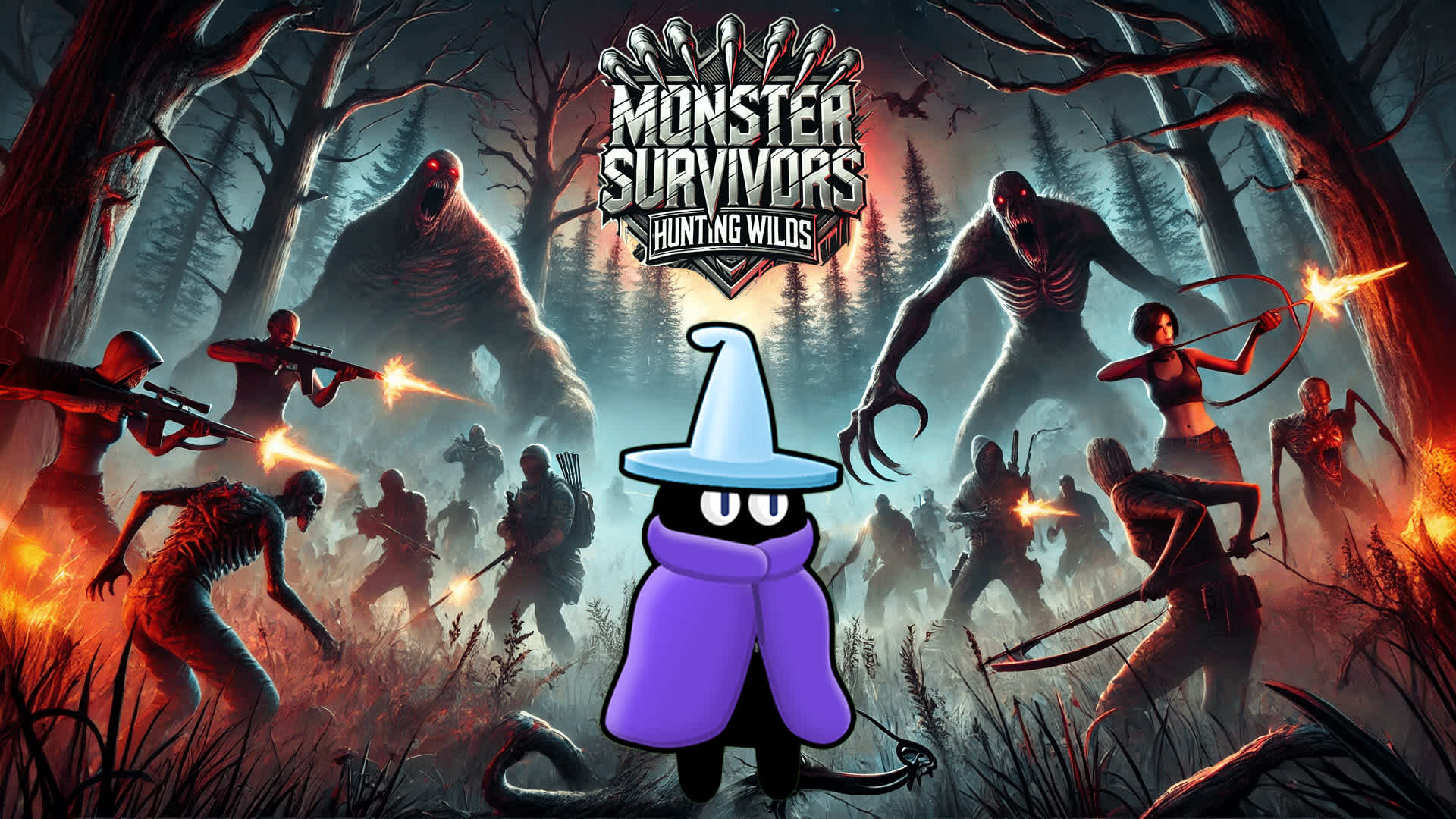 Monster Survivors: Hunting Wilds key art